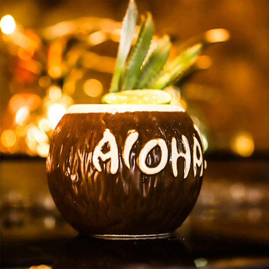 Tiki Glass Coconut