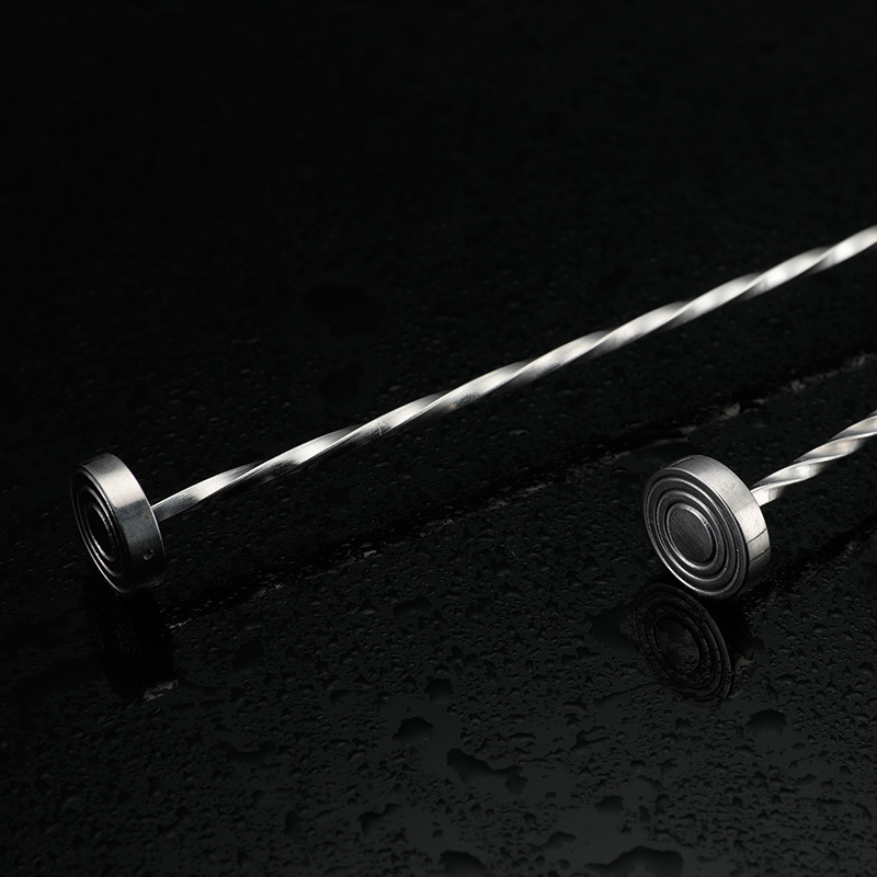 Bar Spoon with Piston Tip (30cm)