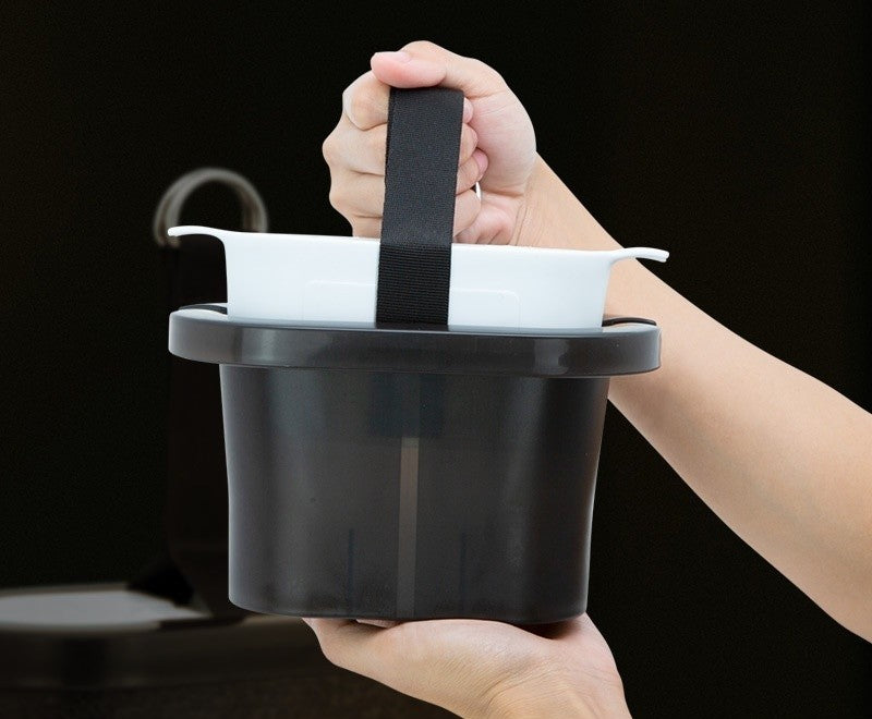 Clear Ice Container for Two Ice Sphere