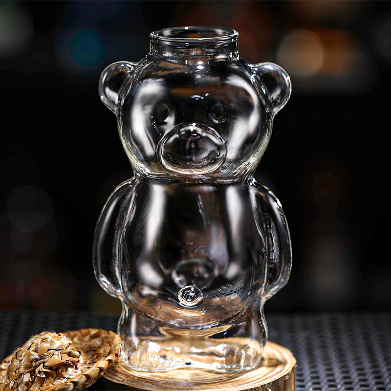 Cocktail-Glas in Teddybärform (2er-Set)