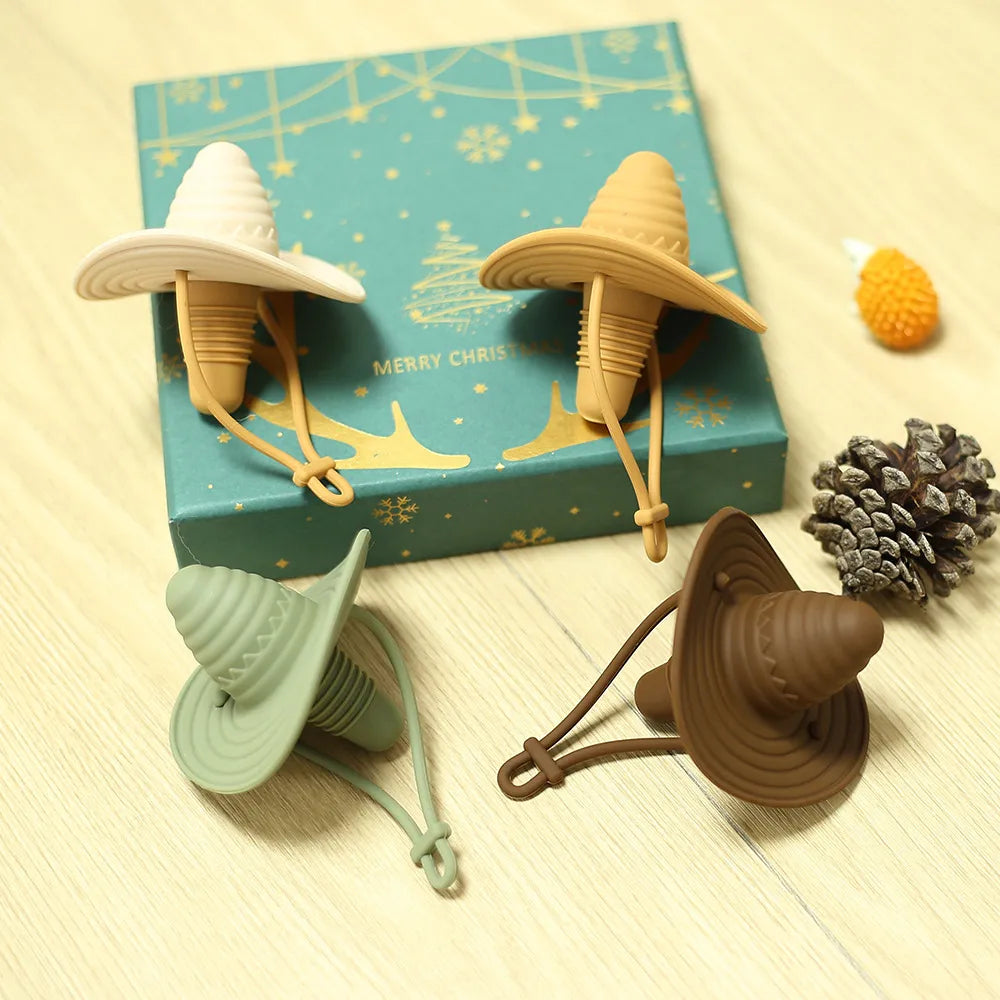 Weinstöpsel - Cowboy Hut (4er-Set)