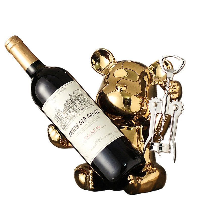 Sitzendes Tier Weinregal