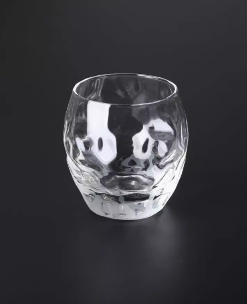 Japanese-Style Whisky Glass – Faceted (with wooden box, set of 2)