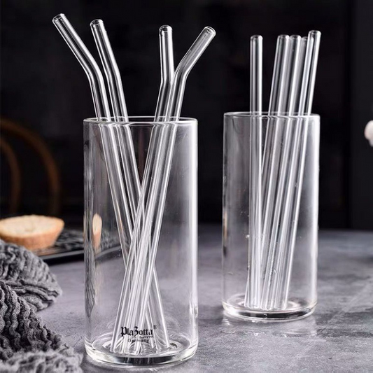 Glass Drinking Straws (19 cm)