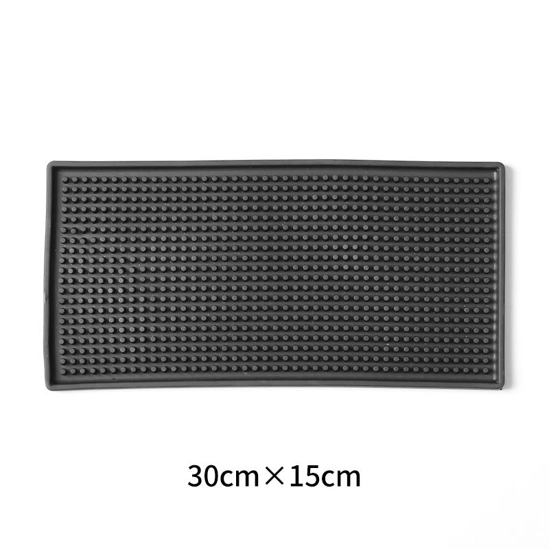 Barmatte – Schwarz (30 × 15 cm)