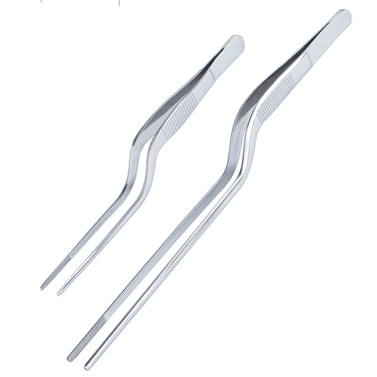 Curved Garnish-Tweezers