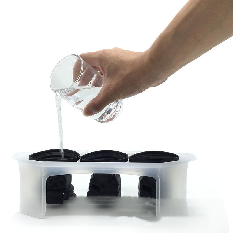 Silicone Ice Tray – 3 Ice Skulls