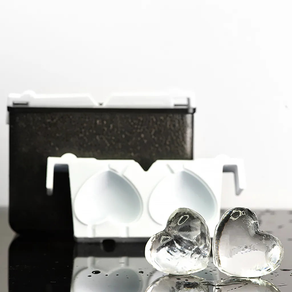 Clear Ice Container for 2 Ice Hearts