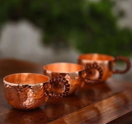 Pure Copper Cup - The Shūgetsu (Set of 2)