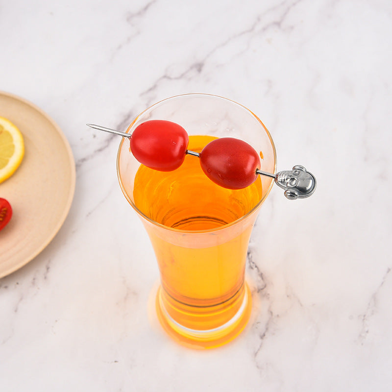 Cocktailspiess Set - Schädel (6er-Set)