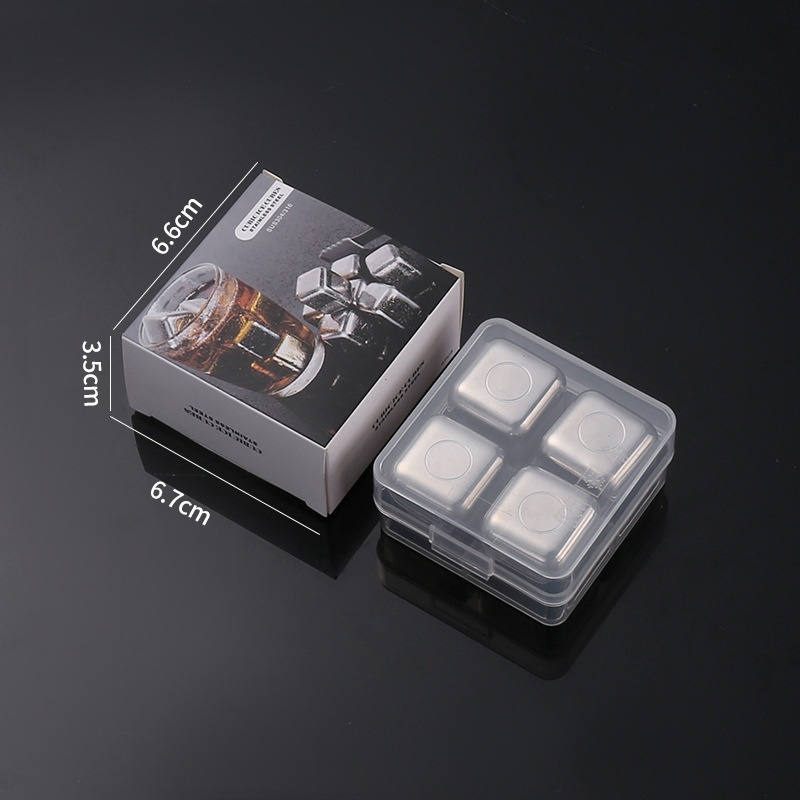 Stainless Steel Ice Cubes (8 pieces)