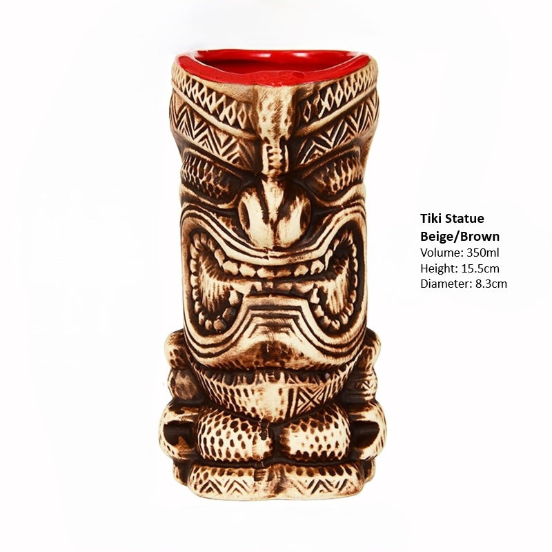 Tiki-Gläser Idolstatuen – Verschiedene Designs