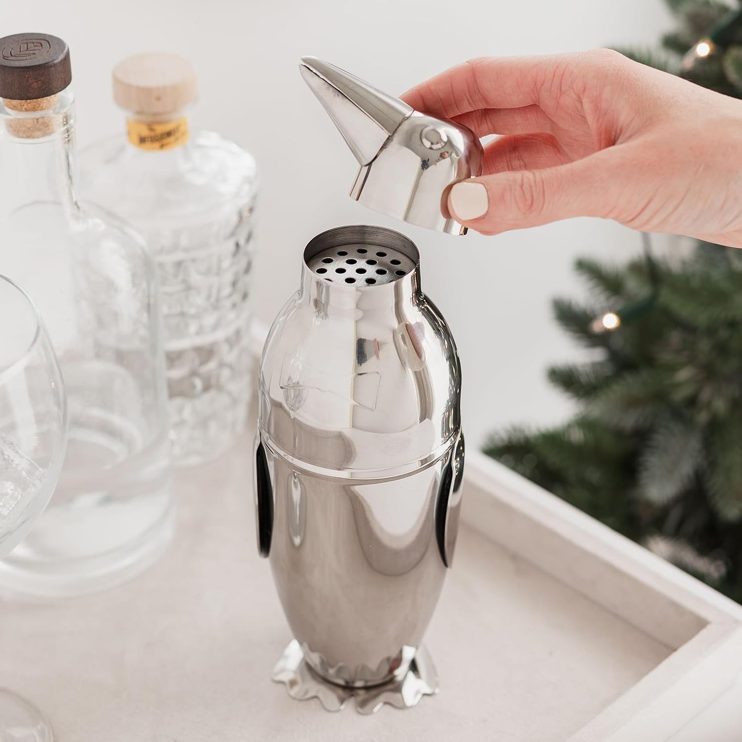 Three-Piece Penguin Shaker (500ml)