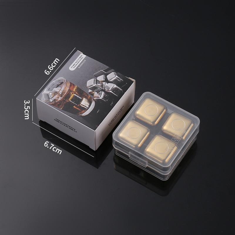 Stainless Steel Ice Cubes (8 pieces)