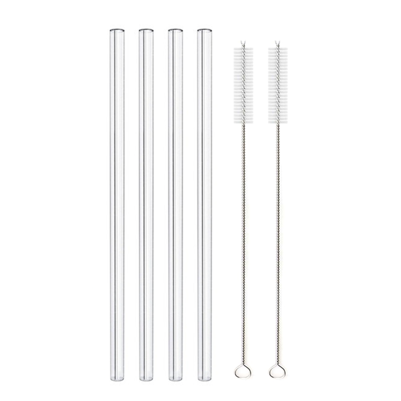Glass Drinking Straws (19 cm)
