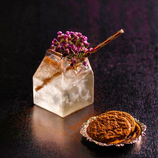 Milchkarton-Glas (2er-Set)