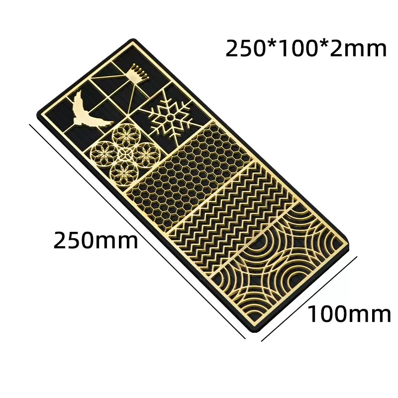 Brass Ice Stamp Plate - 7 Designs