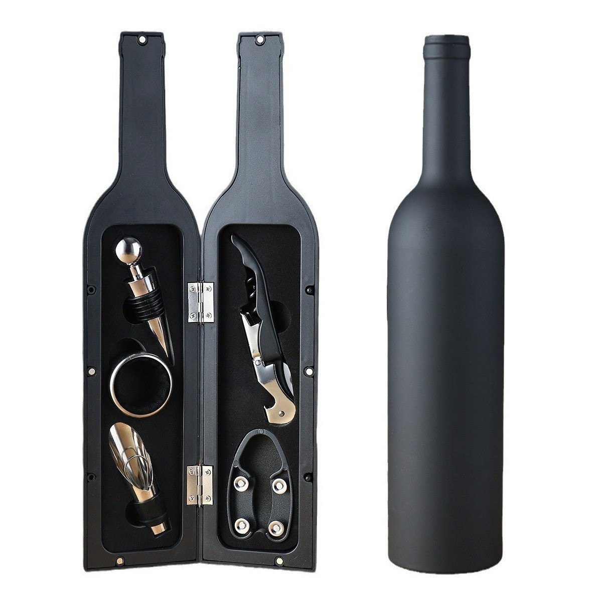 5-Piece Bottle-Shaped Wine Opener Set