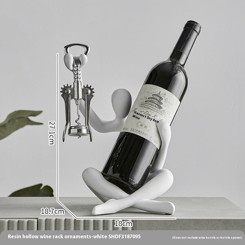 Wine Rack - Human Sitting
