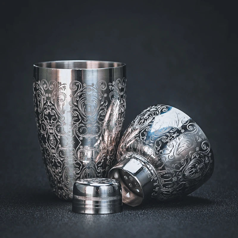 Three-piece shaker with engraving (500 ml)