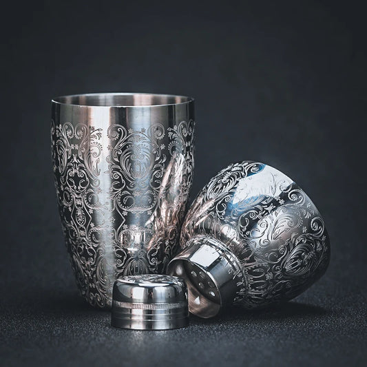 Three-piece shaker with engraving (500 ml)