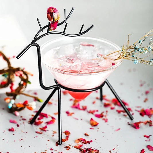 Hirschförmiges Cocktailglas (2er-Set)
