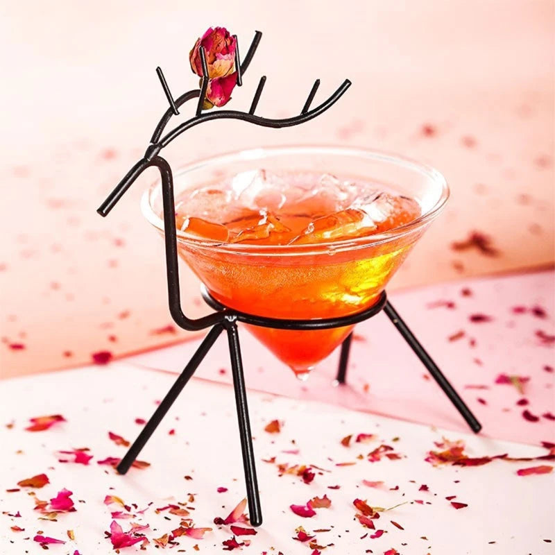Hirschförmiges Cocktailglas (2er-Set)