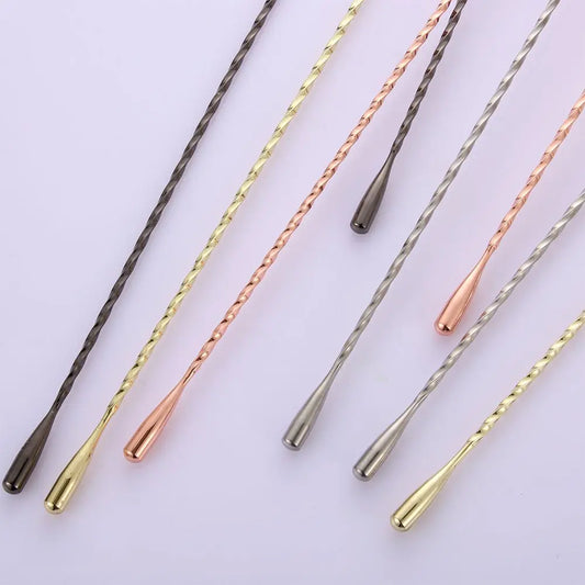 Bar Spoon with Drop-Shapen Tip (30, 40, 50 cm)
