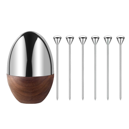 Cocktailspiess-Set mit Aufbewahrungsbehältnis