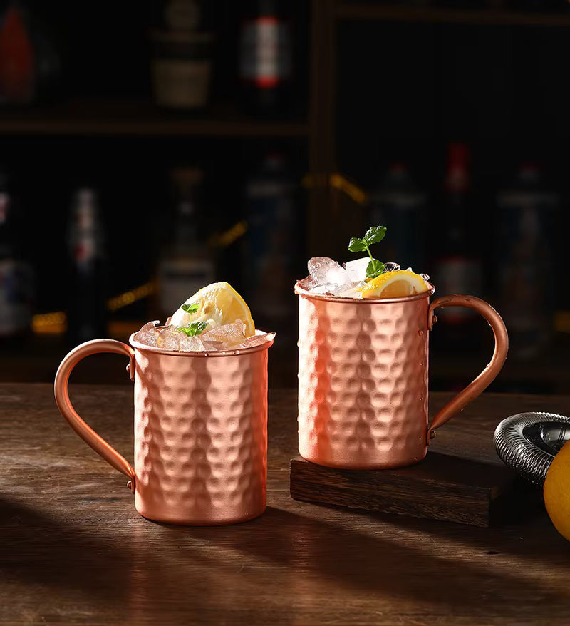 Klassischer Zylindrischer Mule Becher (2er/4er Set)
