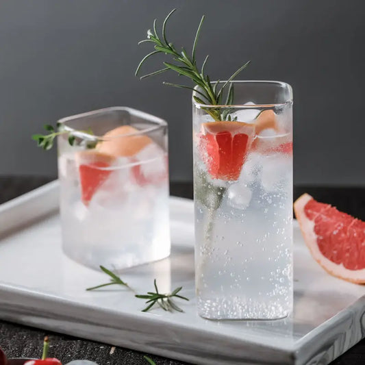 Rechteckiges Rocks-Glas (2er-Set)