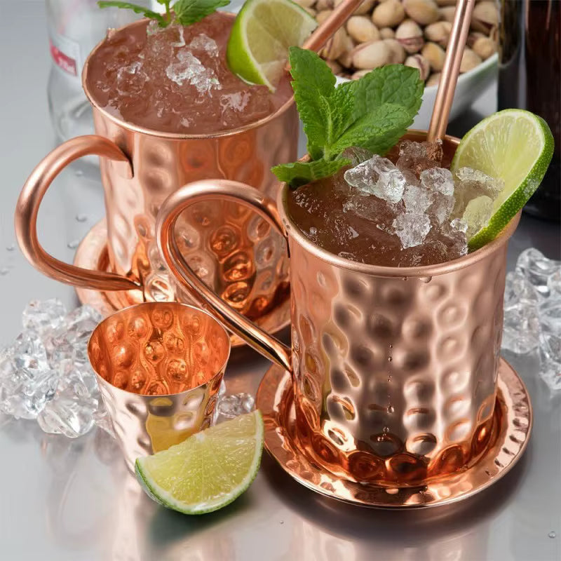 Klassischer Zylindrischer Mule Becher (2er/4er Set)