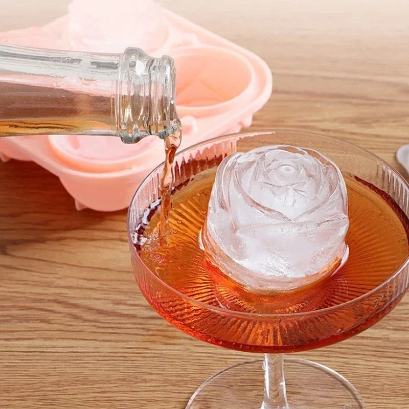 Silicone Ice Tray – Roses & Diamonds (2 each)