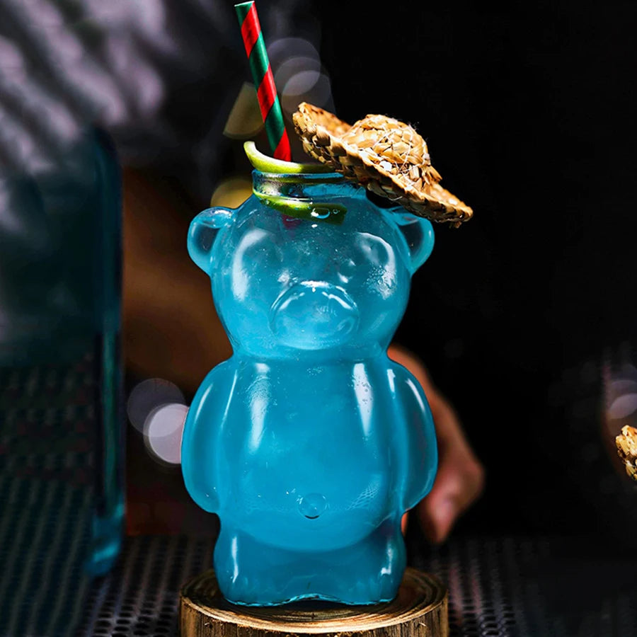 Cocktail-Glas in Teddybärform (2er-Set)