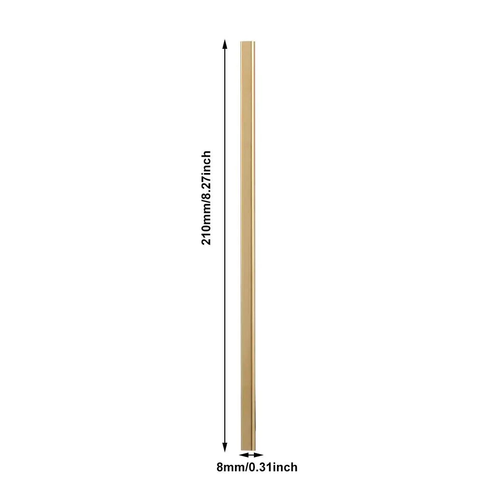 Heart-Shaped Metal Straws (21.5 cm)