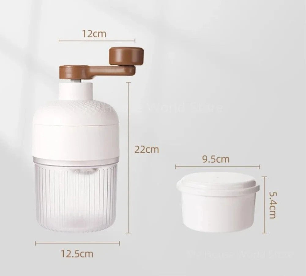 Manual Shaved Ice Machine incl. 2 Ice Containers