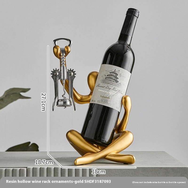 Wine Rack - Human Sitting