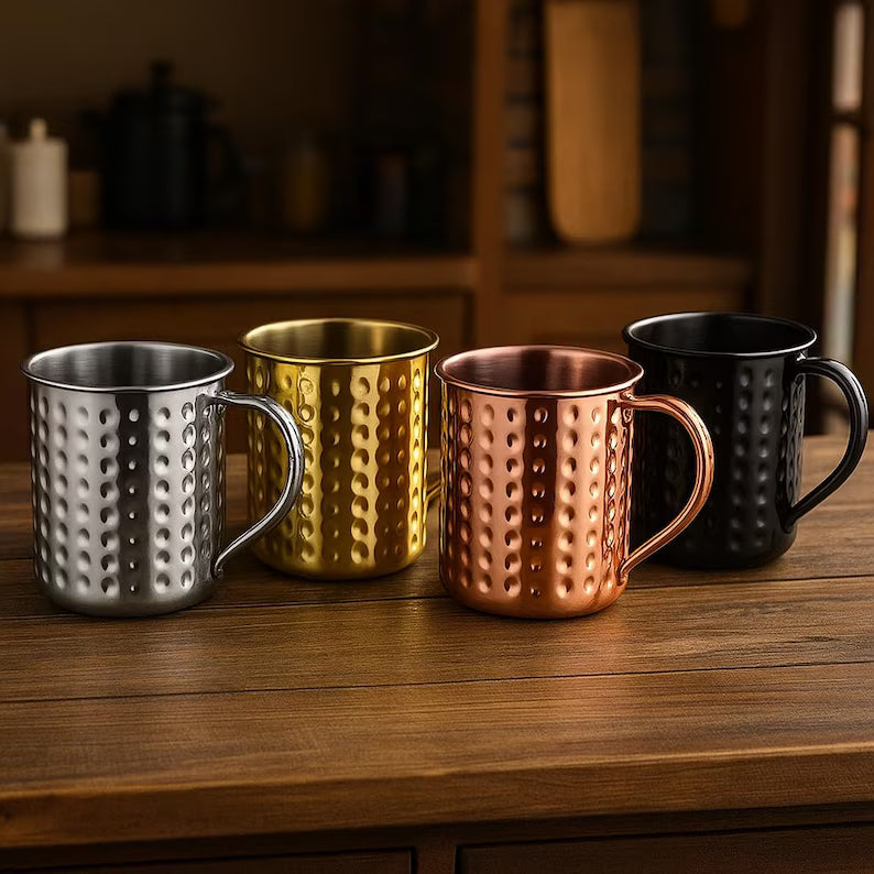Klassischer Zylindrischer Mule Becher (2er/4er Set)